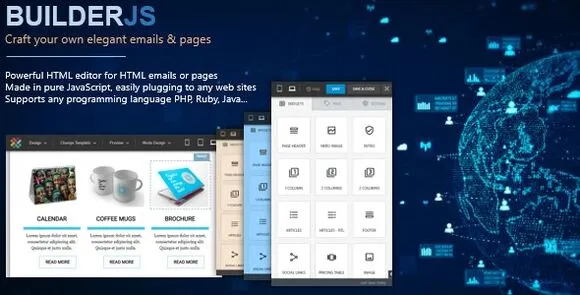 BuilderJS v5.0.4 – Tập lệnh trình tạo trang và email