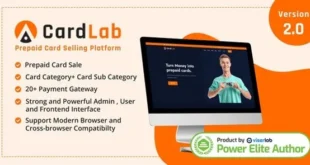 CardLab v2.0 Nulled – Nền tảng bán thẻ trả trước