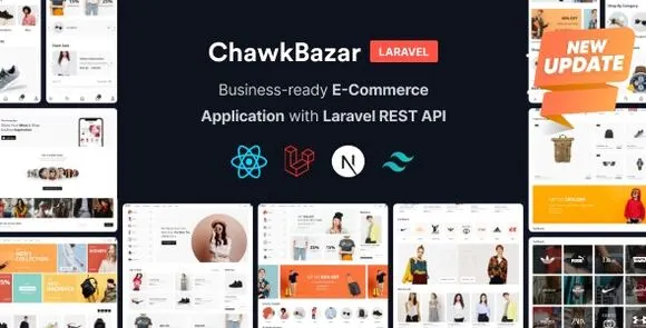 ChawkBazar Laravel v6.4.0 – React, Next, REST API Thương mại điện tử với Multivendor Script