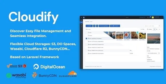 Cloudify v1.0.1 Nulled – Trình quản lý tệp tự lưu trữ