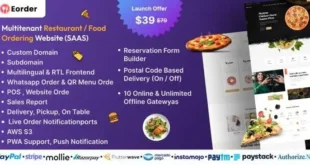 Eorder v2.0 – Trang web đặt hàng nhà hàng