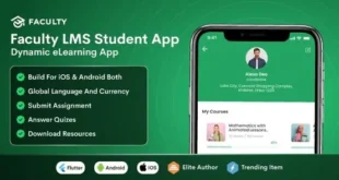 Faculty LMS Mobile App v1.0 - Hệ thống quản lý eLearning Flutter App Source