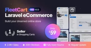 FleetCart v4.2.2 Nulled – Tập lệnh CMS thương mại điện tử Laravel