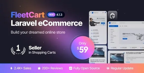 FleetCart v4.2.2 Nulled – Tập lệnh CMS thương mại điện tử Laravel