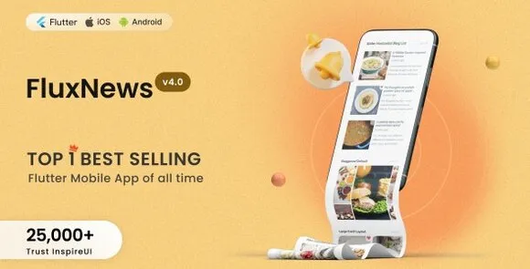 FluxNews v4.1.0 – Ứng dụng di động Flutter dành cho ứng dụng WordPress