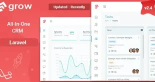 Grow CRM v2.5 Nulled - Tập lệnh PHP quản lý dự án Laravel