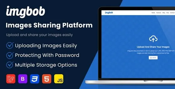 Imgbob v1.6 Nulled – Nền tảng tải lên và chia sẻ hình ảnh