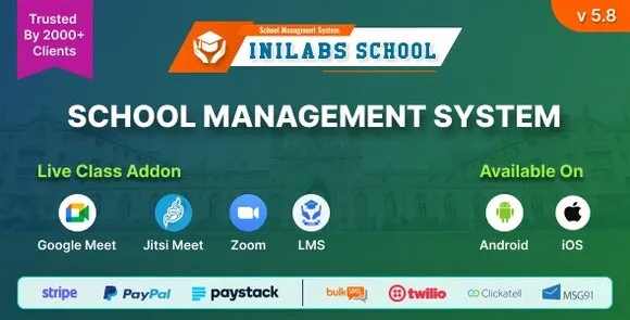 Inilabs School Express v5.8 – Hệ thống quản lý trường học bị vô hiệu