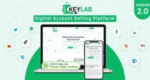 KeyLab v2.0 Nulled – Tập lệnh nền tảng bán tài khoản kỹ thuật số