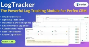 LogTracker v1.0 – Mô-đun theo dõi nhật ký mạnh mẽ cho Addon Perfex CRM