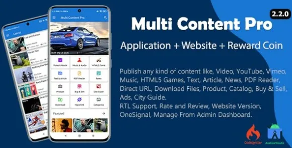 Mã nguồn Multi Content Pro v2.3.0