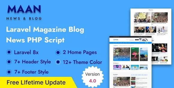 Maan News v4.0 – Blog & Tin tức Tạp chí