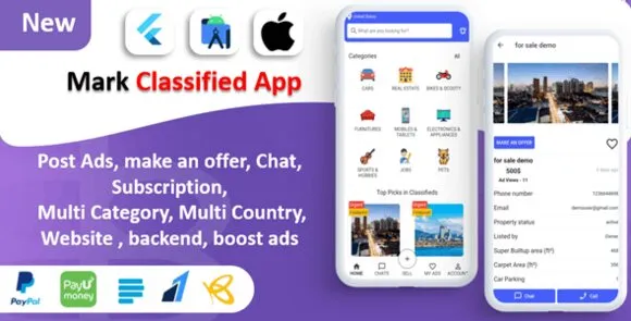 Mark Classified App v6.0 – Ứng dụng rao vặt