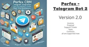 Mô-đun thông báo Perfex CRM và TelegramBot v2.0