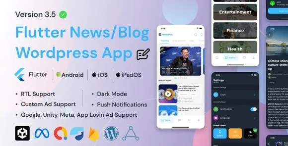 NewsPro v3.5 – Ứng dụng Blog/Tin tức/Bài viết