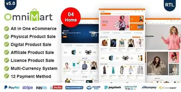 OmniMart v5.0 Nulled – CMS thương mại điện tử