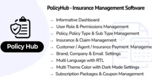 PolicyHub v1.0 – Tập lệnh phần mềm quản lý bảo hiểm