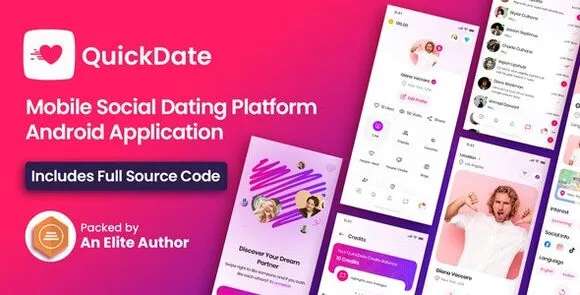 QuickDate Android v3.4 – Ứng dụng hẹn hò trên mạng xã hội dành cho thiết bị di động