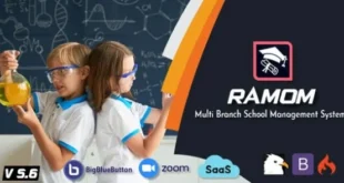 Ramom School v6.6 Nulled – Tập lệnh hệ thống quản lý trường học