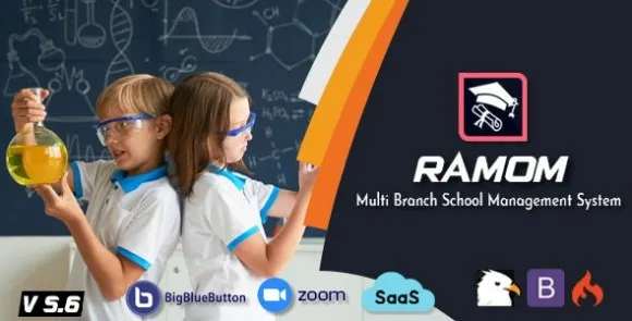 Ramom School v6.6 Nulled – Tập lệnh hệ thống quản lý trường học