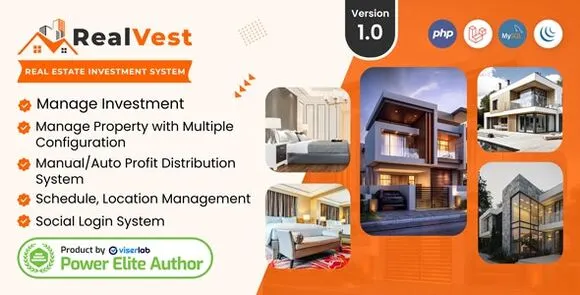 RealVest v2.0 Nulled – Hệ thống đầu tư bất động sản