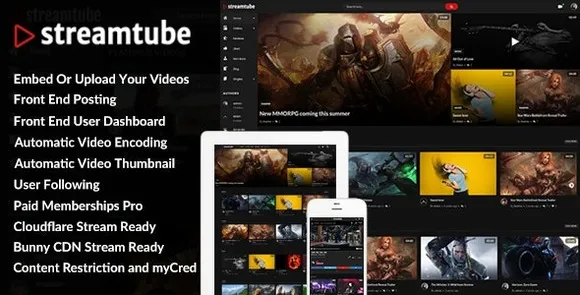 StreamTube v3.0.16 Nulled – Truyền phát video