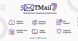 TMail v7.7 Nulled – Hệ thống email tạm thời