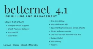 Thanh toán ISP Betternet với API Mikrotik v4.1