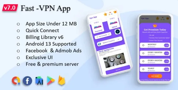 Ứng dụng Fast-Pro VPN v4.7.0 – Proxy bỏ chặn VPN