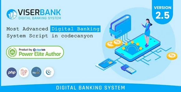 ViserBank v2.5 Nulled – Hệ thống ngân hàng số