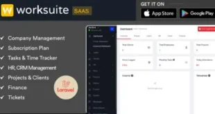 WorkSuite SaaS v5.4.0 Nulled – Tập lệnh hệ thống quản lý dự án