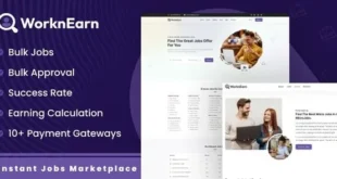WorknEarn v1.0.0 – Tập lệnh PHP Thị trường việc làm