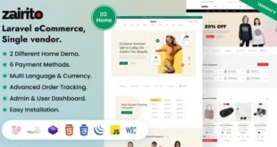 Zairito v1.8 – Hệ thống thương mại điện tử Laravel