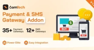 6amTech Payment & SMS Gateway Addon v1.2