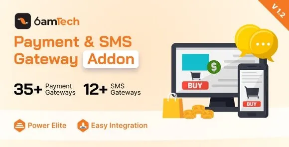 6amTech Payment & SMS Gateway Addon v1.2