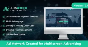 AdsRock v2.0 Nulled – Mạng quảng cáo & Nền tảng tiếp thị kỹ thuật số