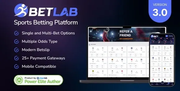 BetLab v3.0 Nulled – Nền tảng cá cược thể thao