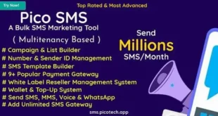 PicoSMS v5.6 Nulled – Công cụ tiếp thị SMS hàng loạt