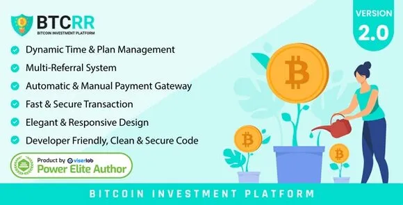 btcRR v2.0 Nulled – Nền tảng đầu tư Bitcoin